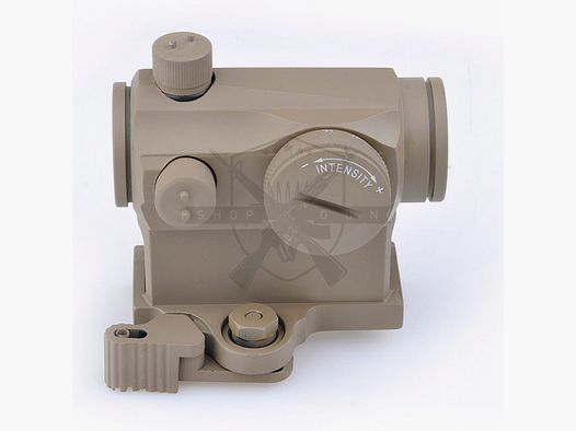 QD T1 Point Rouge/Vert - Réplique avec Monture QD (TAN)