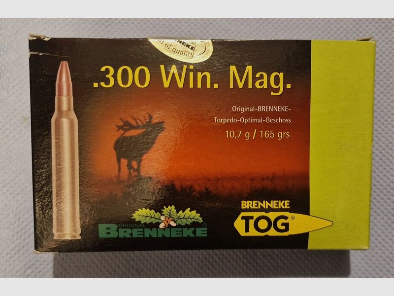 Brenneke TOG .300 WinMag 10,7g/165grs 20Stk.