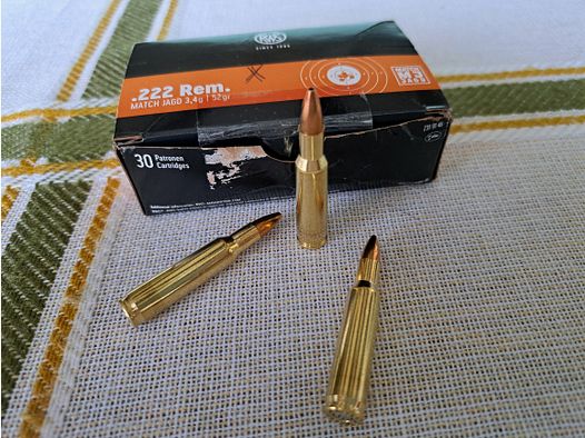 RWS .222 Rem. Match Jagd 3,4g/52gr