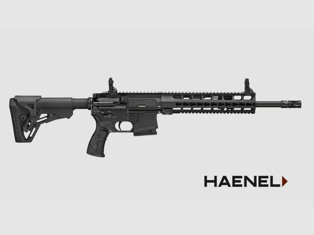 Haenel CR223, 14,5“, schwarz, langer MLOK Handschutz 