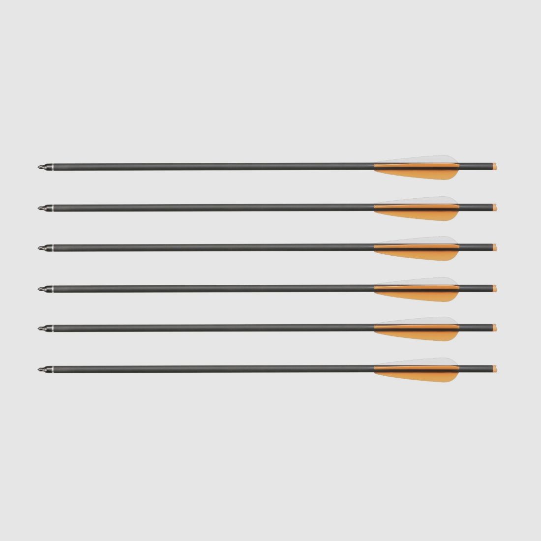 Stabile Pfeile fr Armbrust Carbon 20" 6-er Pack Pfeil Armbrustpfeil