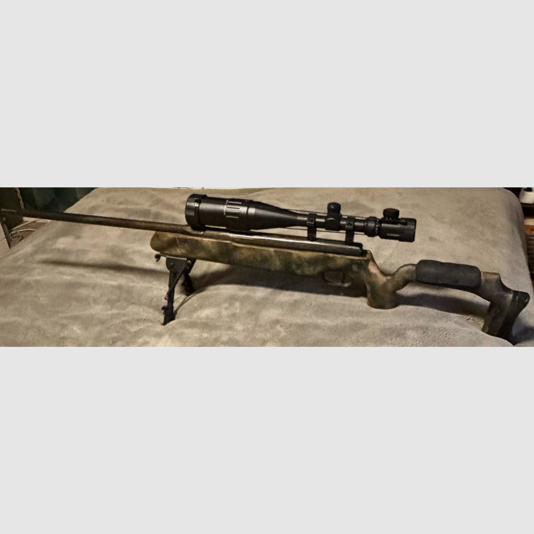 Feinwerkbau 300S 4,5mm mit Zfr 6-24x50 Leuchtabsehen Field Target Umbau Feder und Dichtung neu