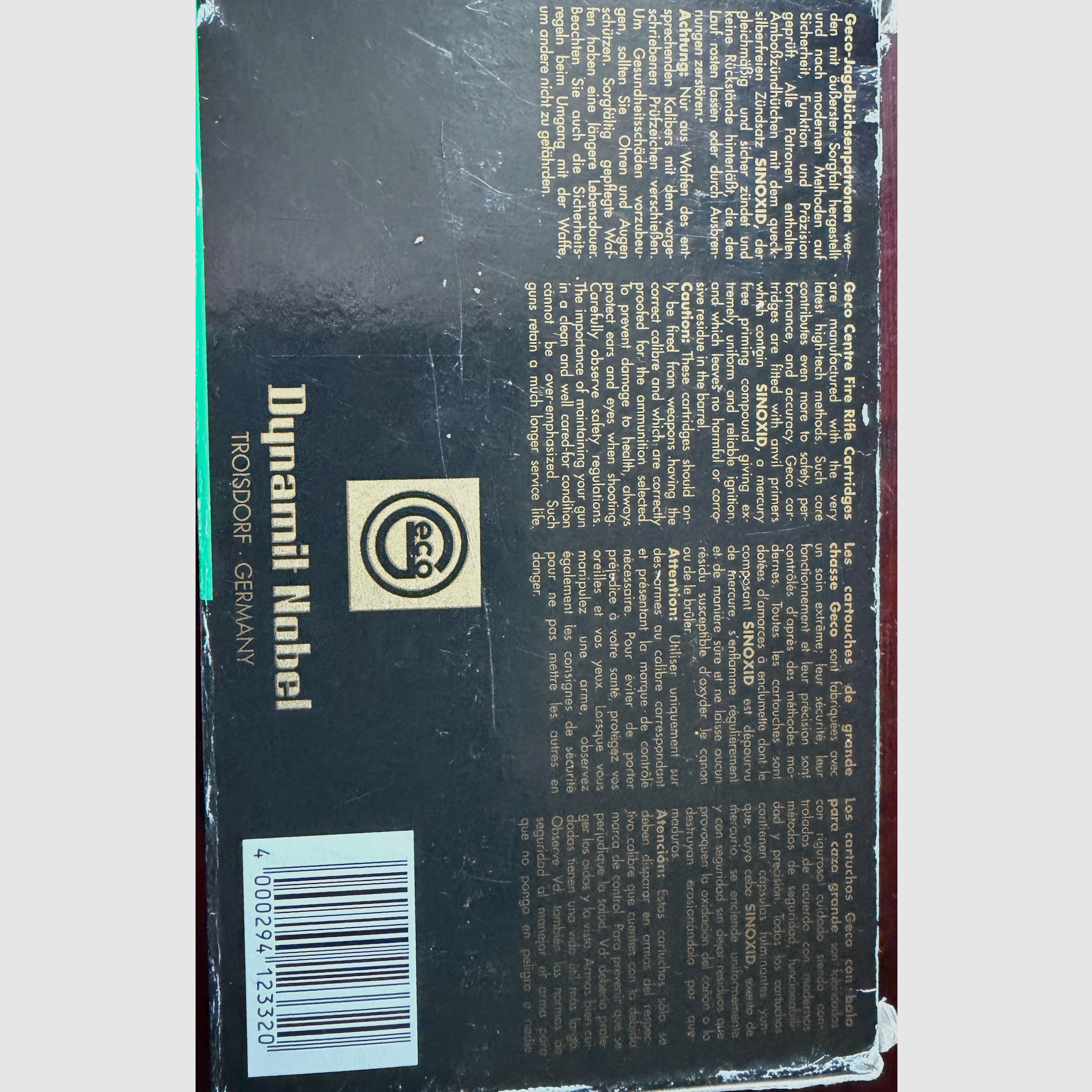 GECO .30-06 Springfield 11,0 g / 170 gr TM (Teilmantel) – 40 colpi