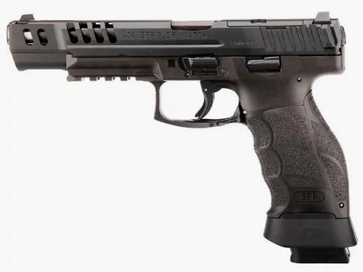 Pistole Heckler & Koch SFP9-OR Match, Kaliber 9 mm Luger, Paddle Magazinauslösung