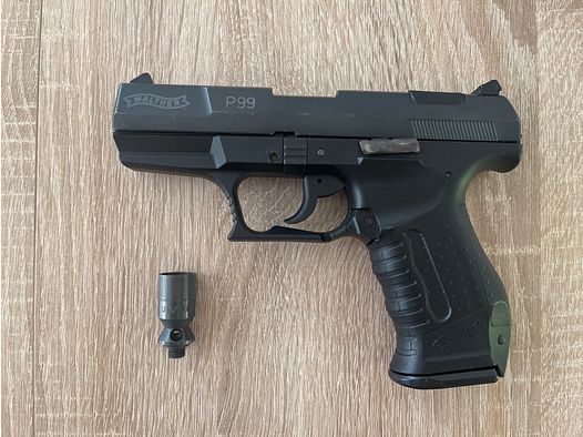Walther P99 - 9mm P.A.K. - pistola de fogueo