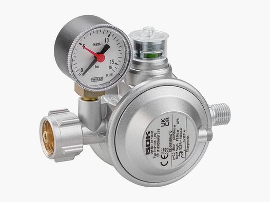 Gasregler 1,5 kg/h KLF x G1/4LH-KN UEDS Man.