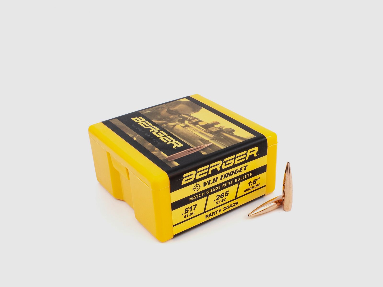 Berger Geschoss 6mm/.243 VLD Target 105GR 100 Stück