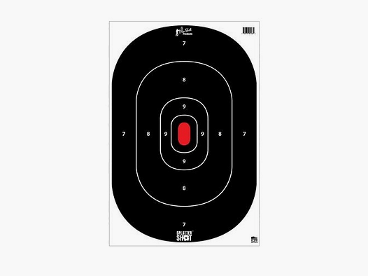 8 Target Silhouette Black