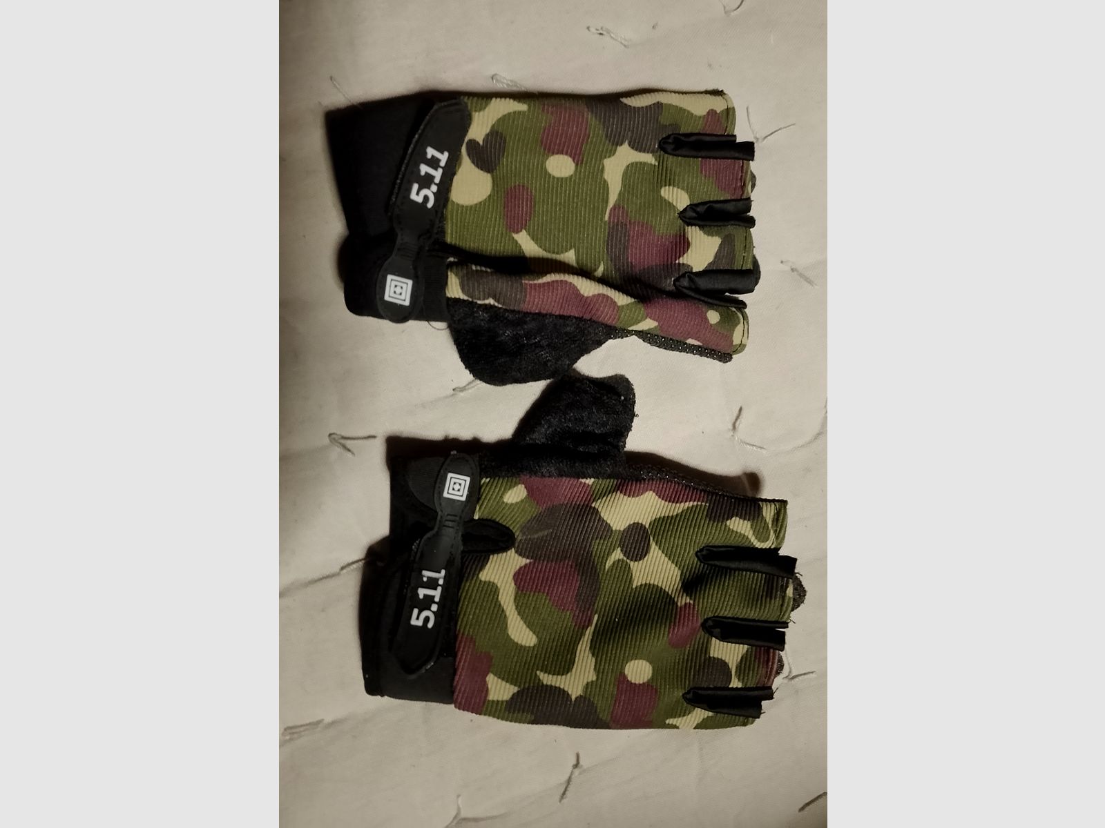 light camouflage pattern fingerless gloves camouflage Airsoft Softair sniper fishing paintball clothing