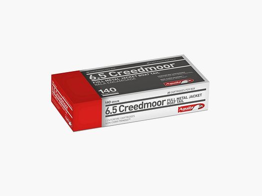Aguila Standard 6,5mm Creedmoor 140GR FMJ 20 cartucce