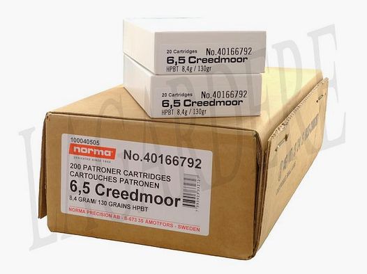 NORMA GOLDEN TARGET 130 GRS HPBT (Patrone mit Geschoss)