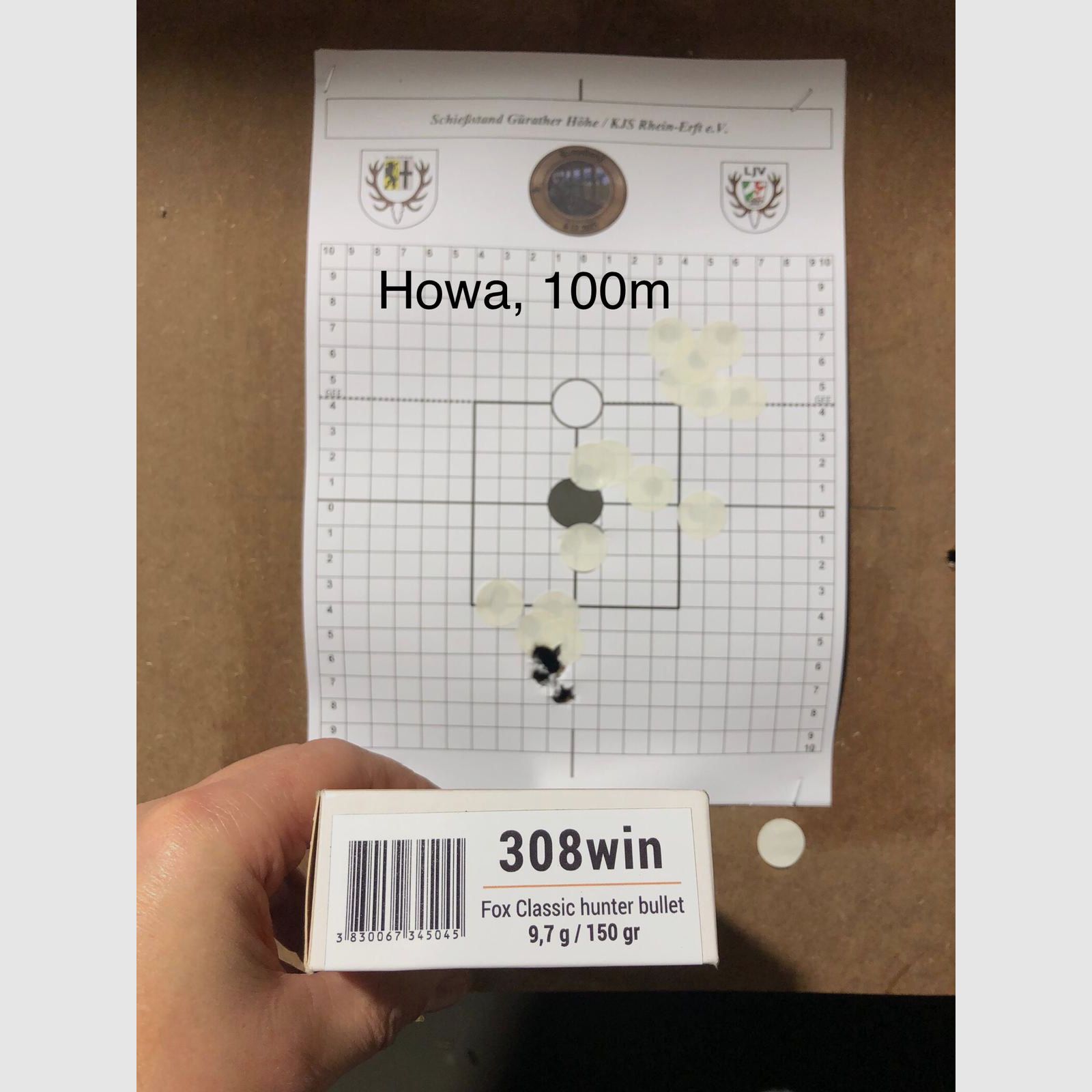 Howa 1500 .308 win. Repetierbüchse, 18“ Lauf, Hogue Schaft, Steckmagazin