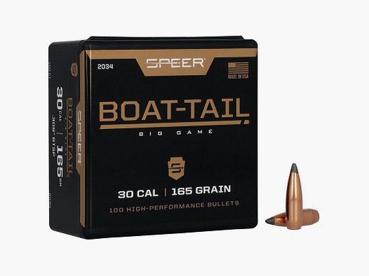 SPEER GESCHOSSE Kal. 308 165GR BOAT TAIL