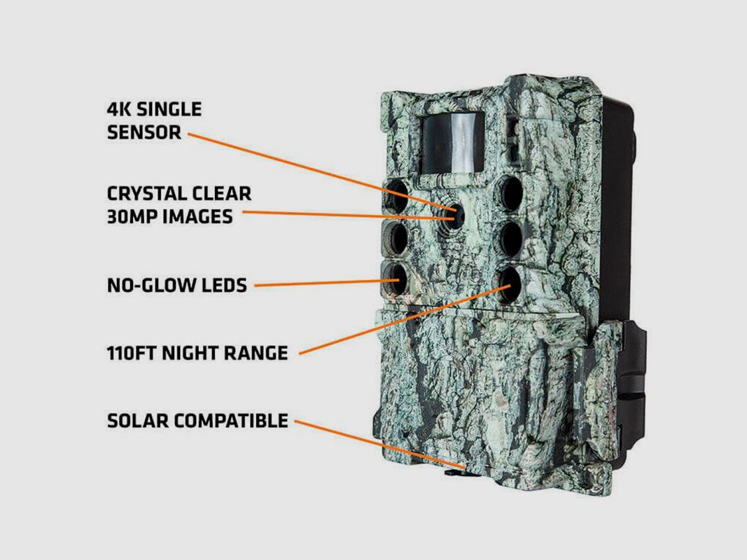 Wildkamera Bushnell Core S-4K No-Glow Treebark Camo, Bild 9 von 10
