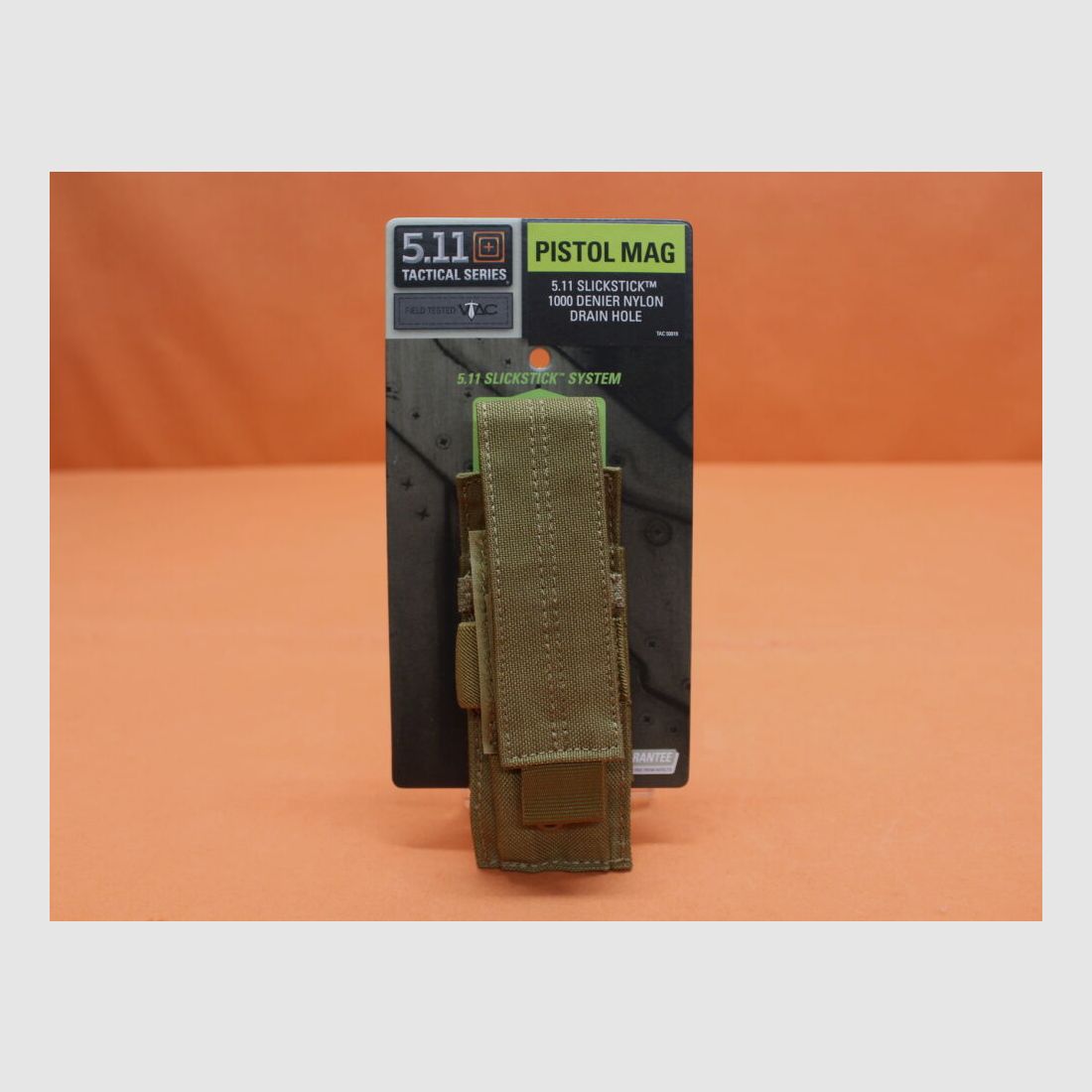 5.11 Pistol Mag Pouch (58711) 019 Borsa per caricatore per pistola nera per 1 caricatore (Sistema SlickStick), immagine 1 di 5