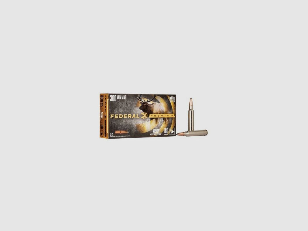 Federal 300 Win. Mag. Nosler Partition 180grs, Bild 1 von 2
