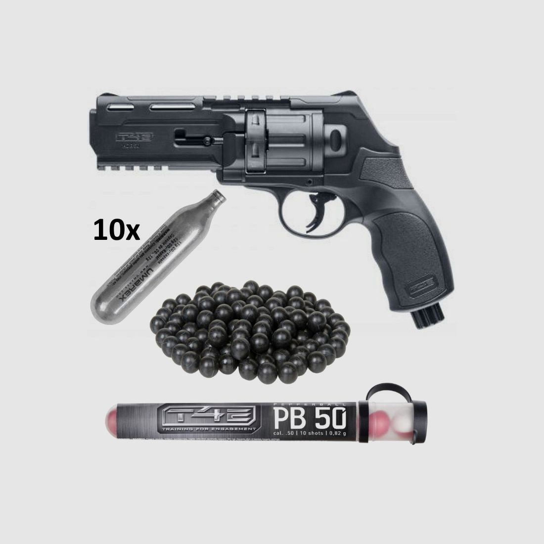 Umarex T4E HDR 50 Revolver HOME DEFENCE Kit (schwarz)