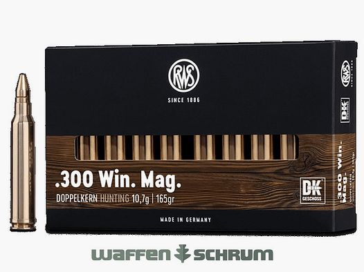 RWS Doppelkern 10,7g - 165gr .300WinMag