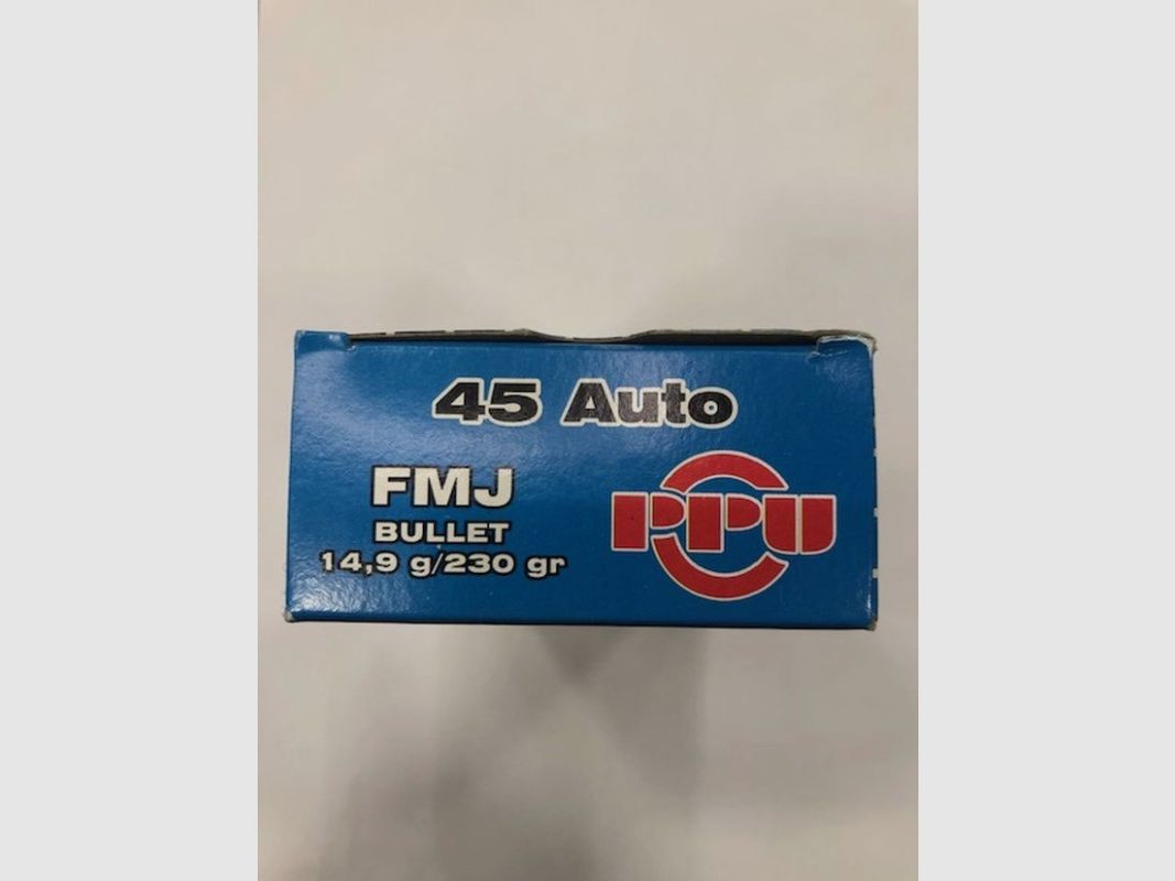 PRVI MUNICIONES C45 ACP FMJ CP 230 GR, imagen 2 de 2