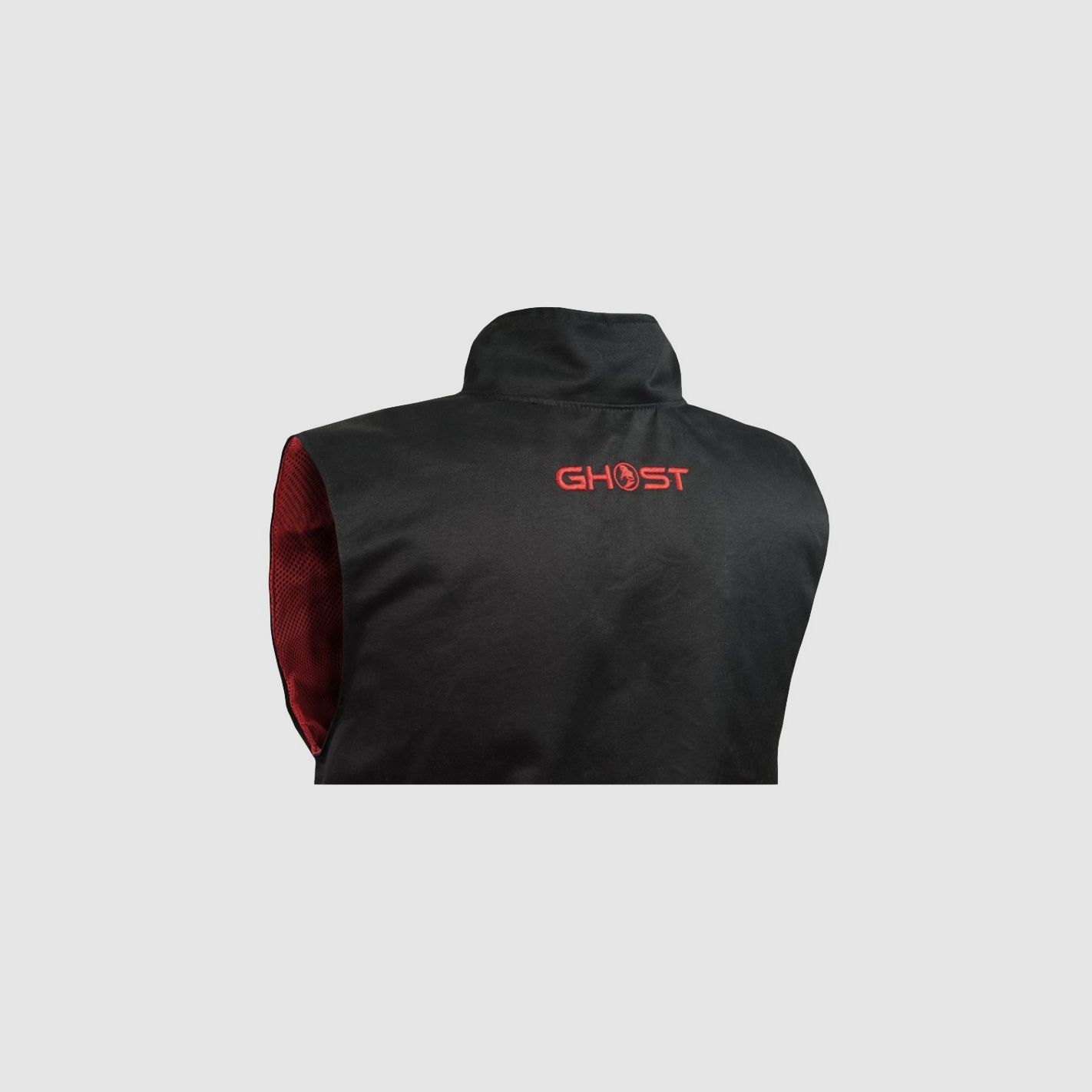 Ghost Gilet Wear IDPA zwart met rode inzetstukken, afbeelding 2 van 2