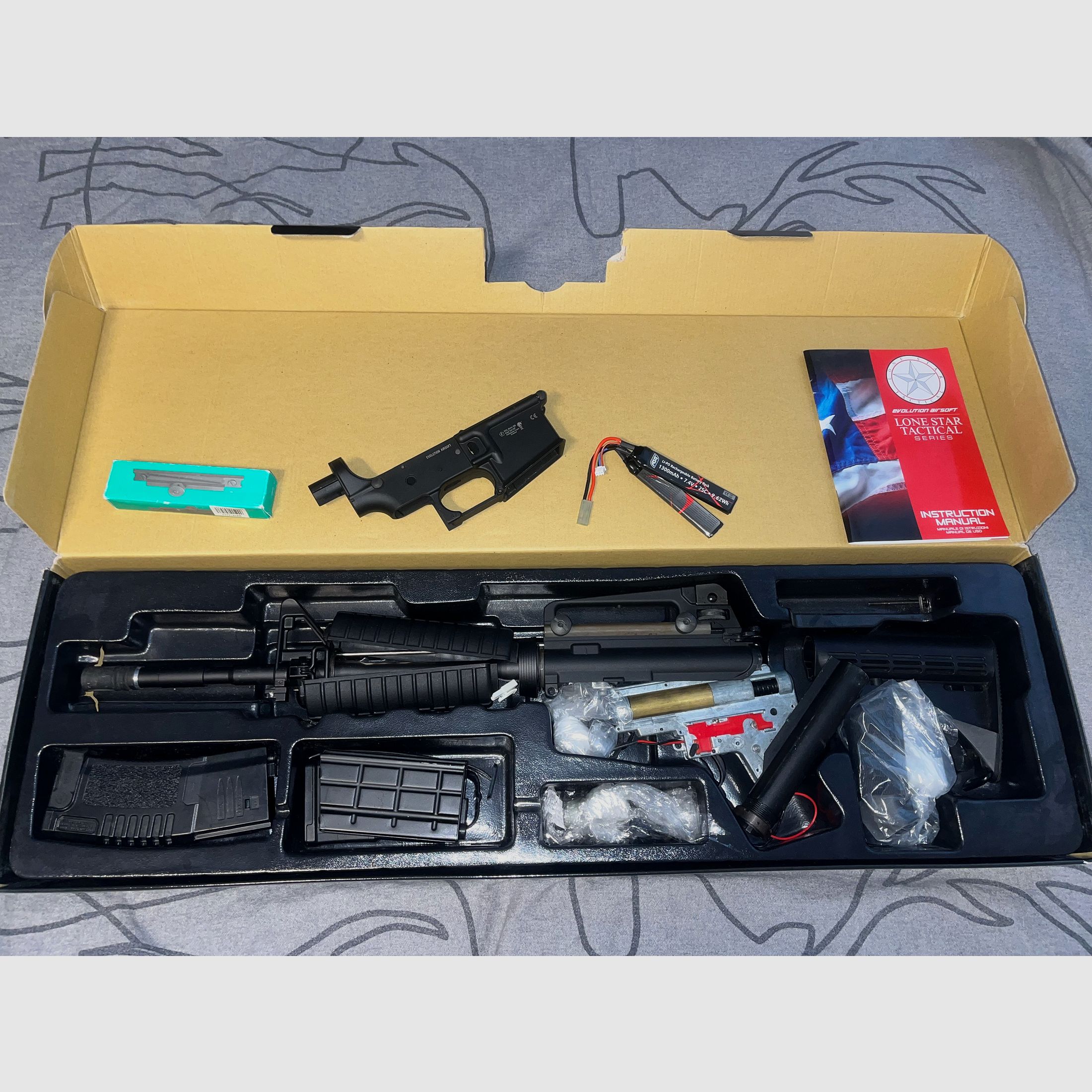 Evolution Airsoft Lone Star Border Patrol AEG Vollmetall zerlegt und mit Defekt (Beschreibung Lesen!)