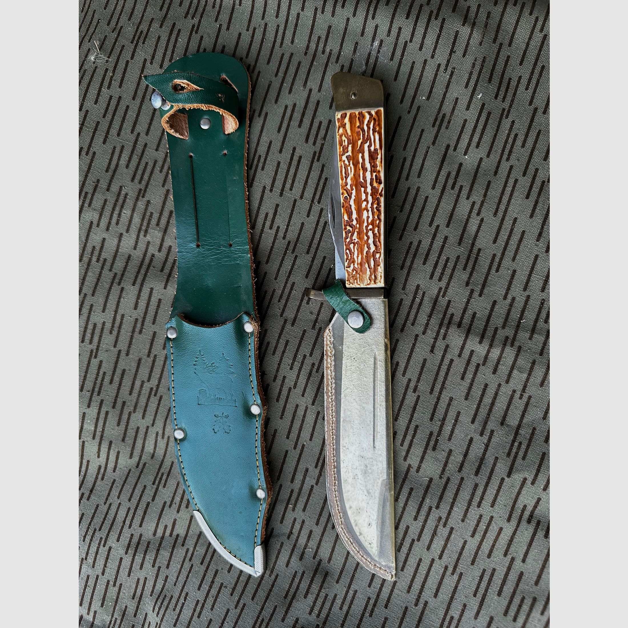 Set de caza cuchillo de caza DDR Mühlhausen, imagen 10 de 10