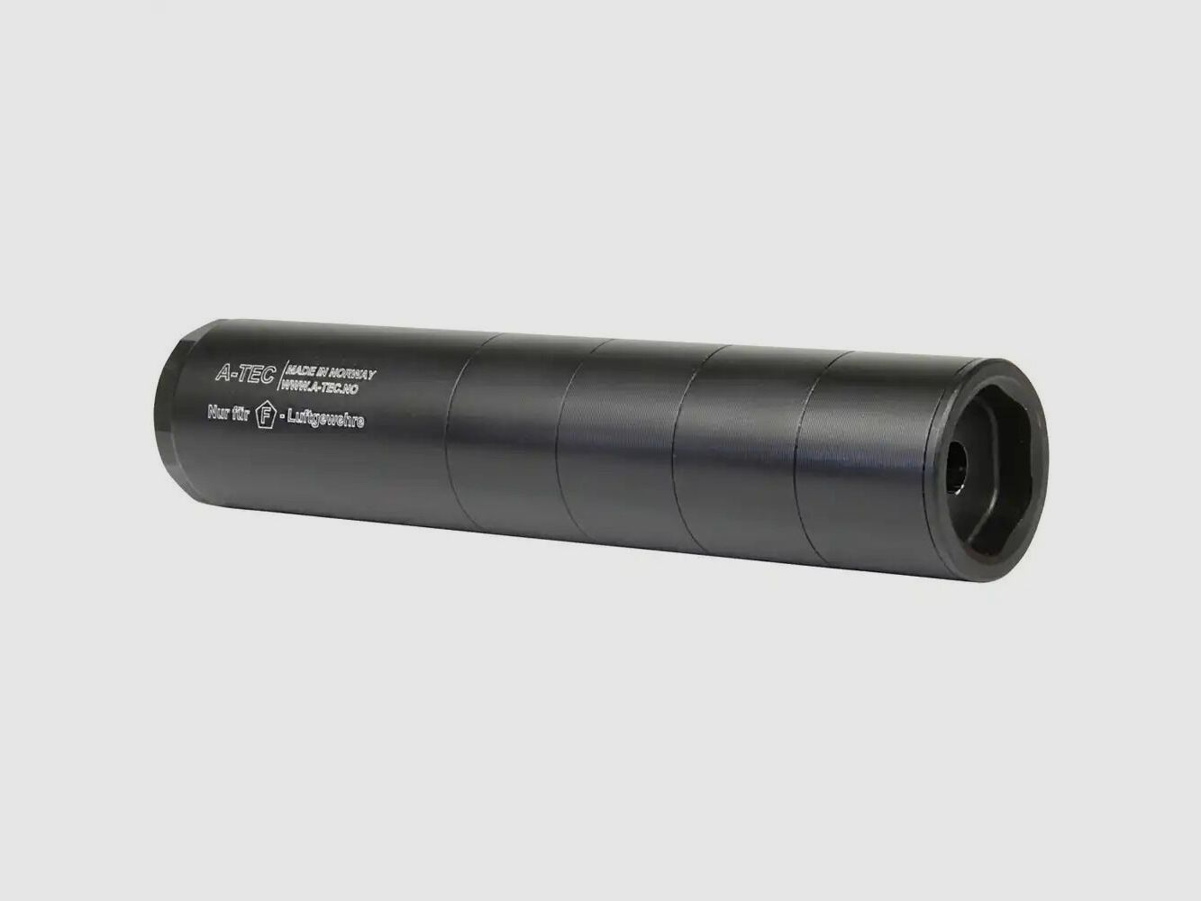 Silenciador A-TEC para carabinas de aire libremente disponible a partir de 18 años