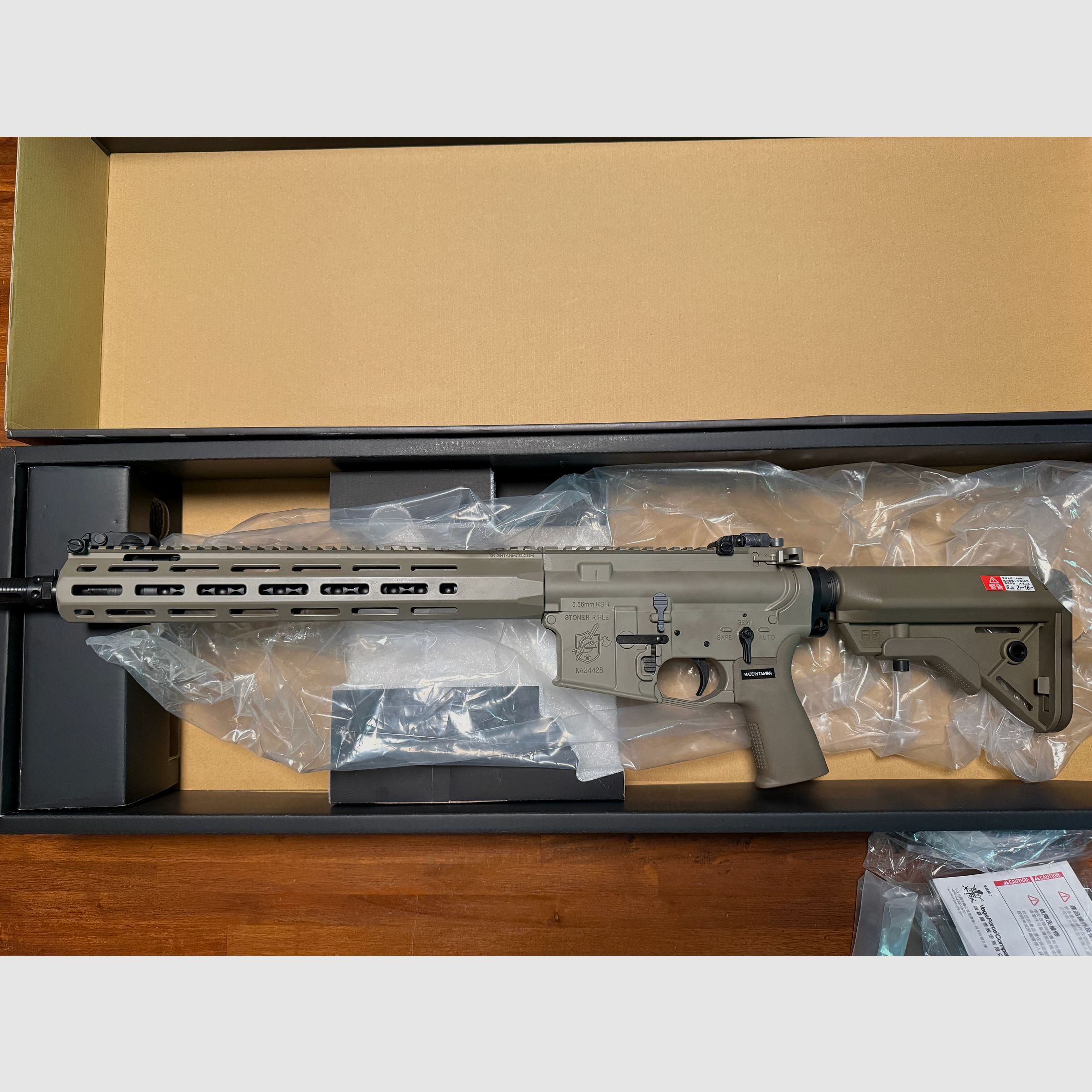 VFC L403A1 KS-1 | steel barrel | DaveCustomAirsoft KAC QD Silencer (Acetech Tracer)