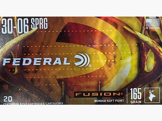 Federal Fusion .30-06 Springfield 165grs - 20 rounds