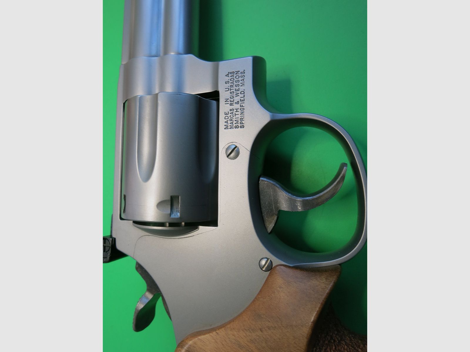 Revolver, SMITH&WESSON, Mod. 686-5 Target Champion, .357 Magnum, 6" loop, roestvrij staal versie, Nill-grip    #16