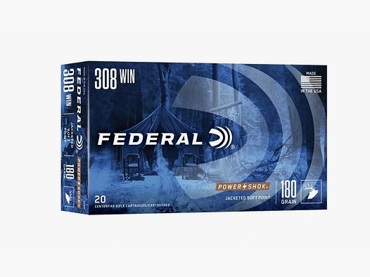 Federal Power Shok 308 Win Munition