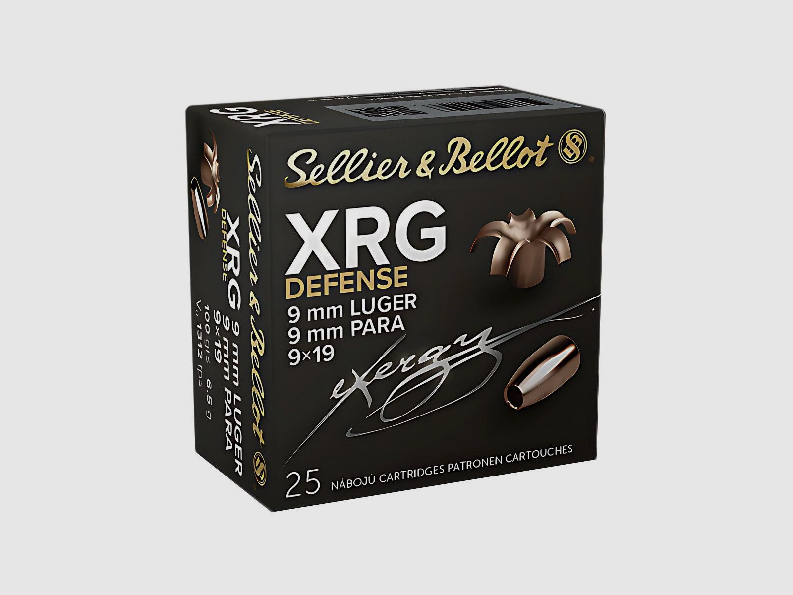 9x19 Sellier & Bellot XRG Defense 100 gr/6,5 g (V312452), immagine 1 di 4