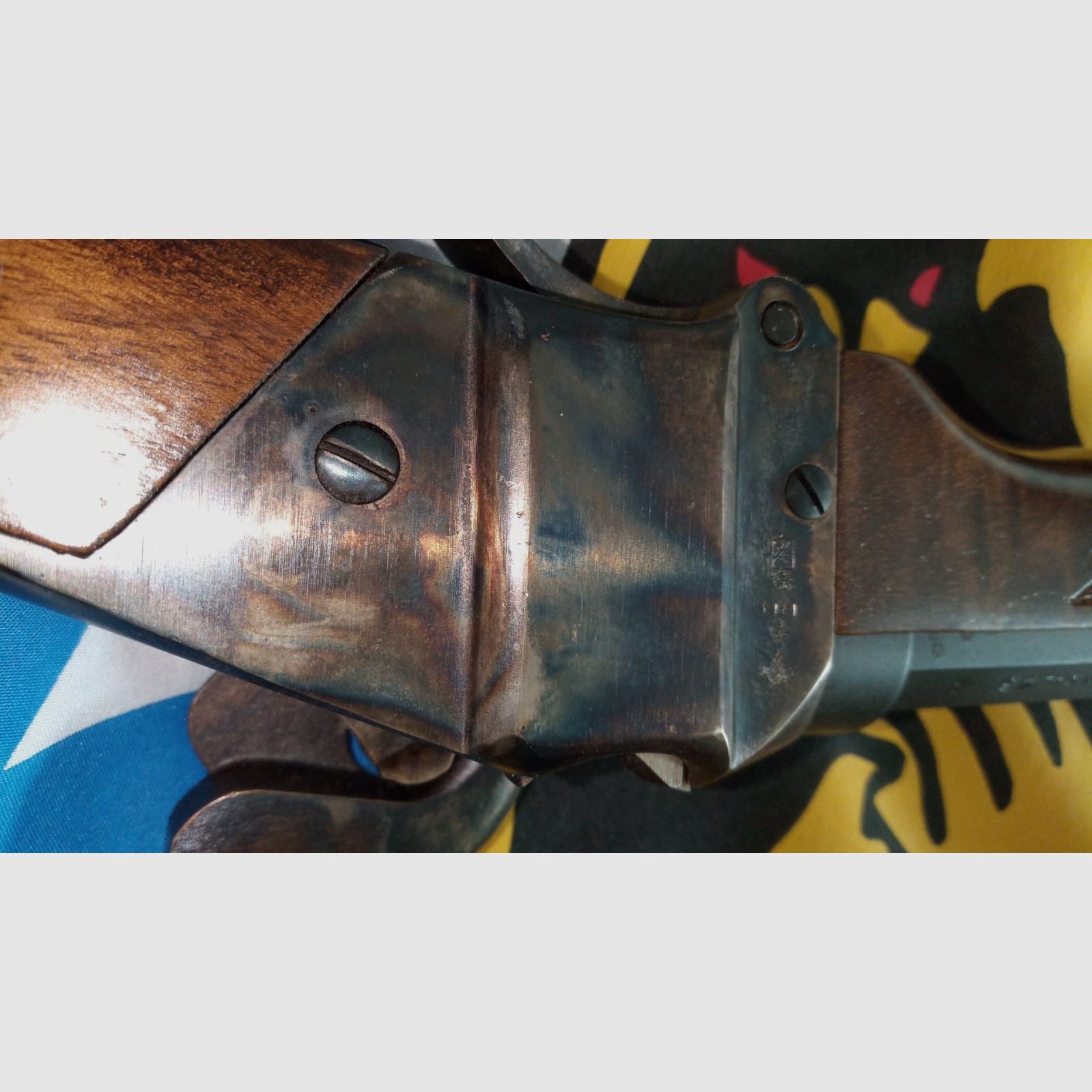 Fucile a retrocarica a percussione Pedersoli Sharps Mod. 1859 Sniper 30" Cal.45/70 Perc. Lunghezza: ca. 118cm Lunghezza della canna: ca. 74,5cm, Peso: ca. 4,5kg