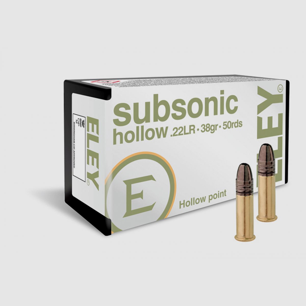 .22LR Subsonic Hollow Point 2,46g / 38gr