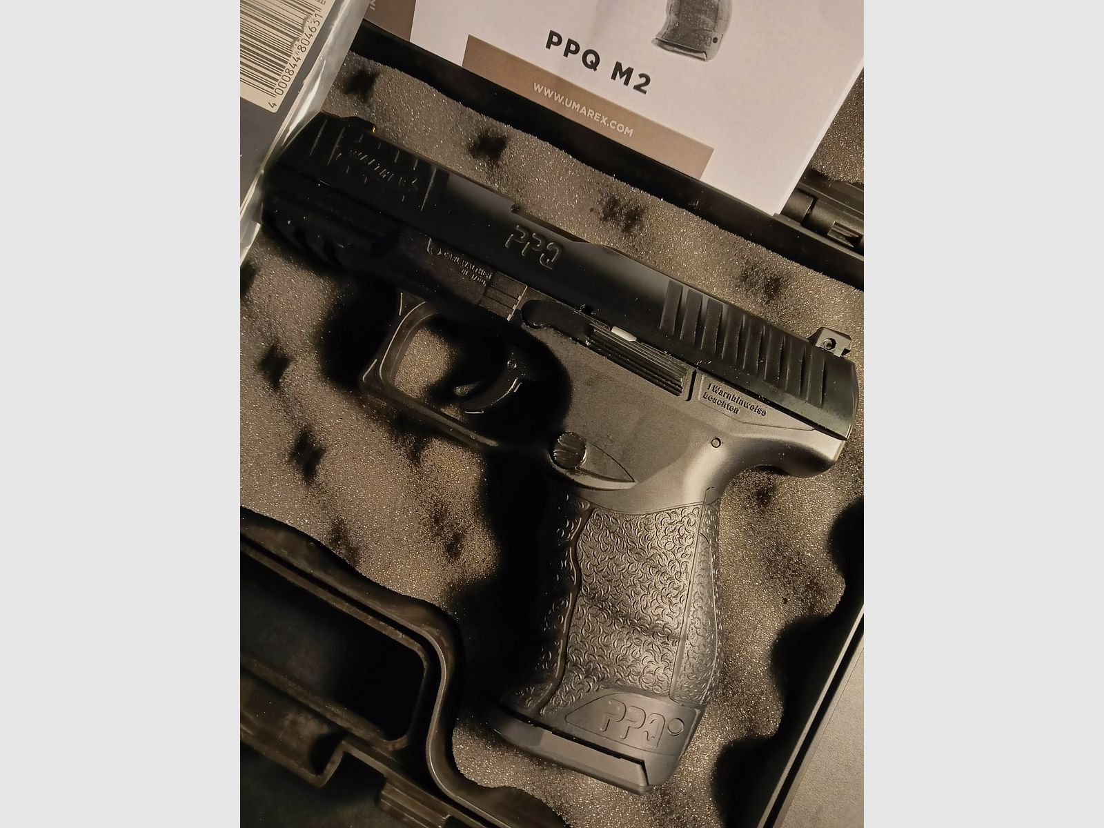 Umarex Walther PPQ M2 CO2 4,5mm Diabolos 21 Schuss Kettenmagazin TOP, Bild 7 von 15