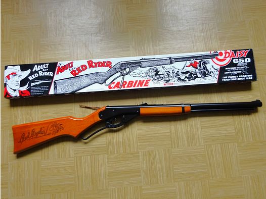 Karabinek pneumatyczny, kal. 4,5 mm BB: Red Ryder, Mod. DOROSŁY! Jak nowy!