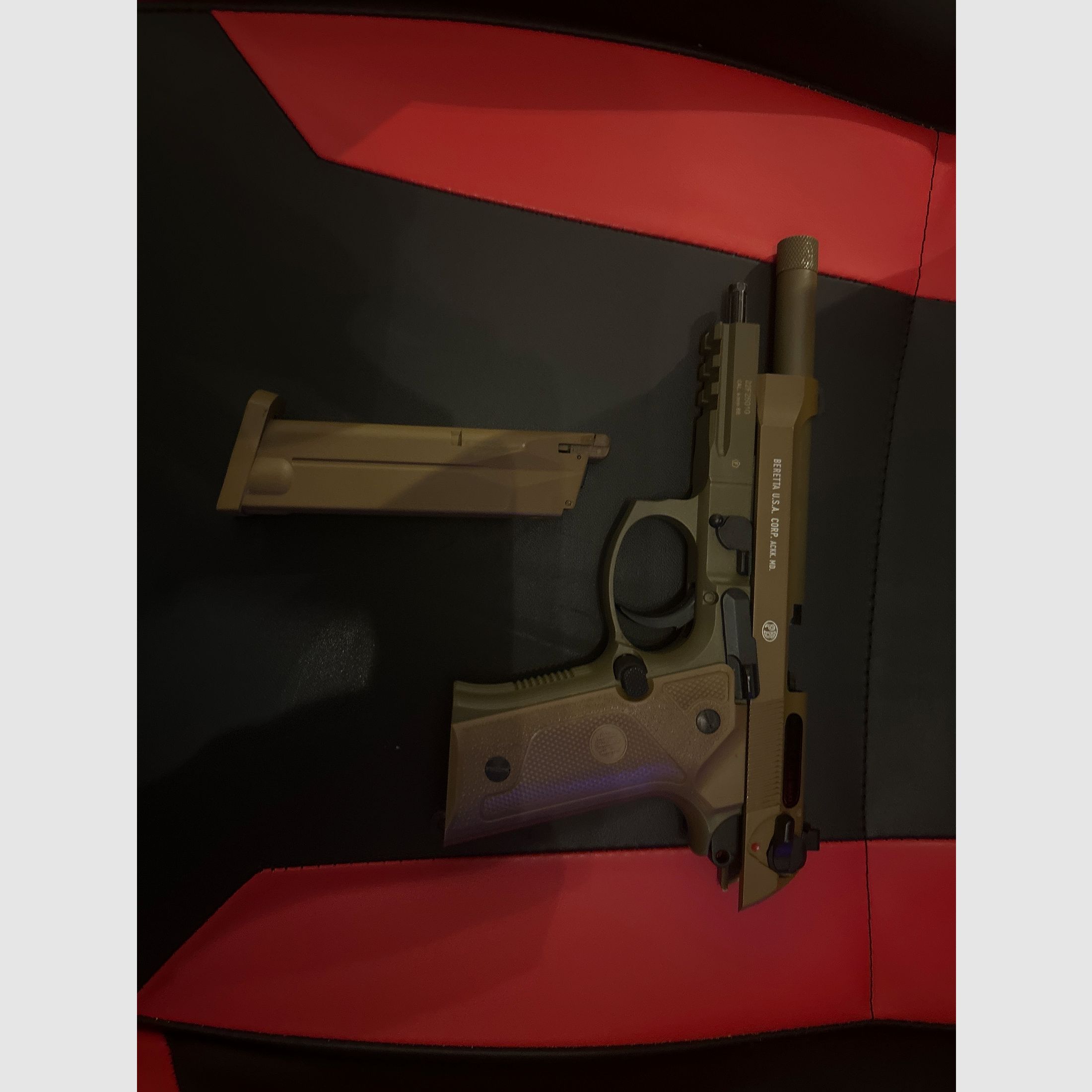 Beretta M9A3 Blowback CO2 Softair Pistole 6 mm, FDE