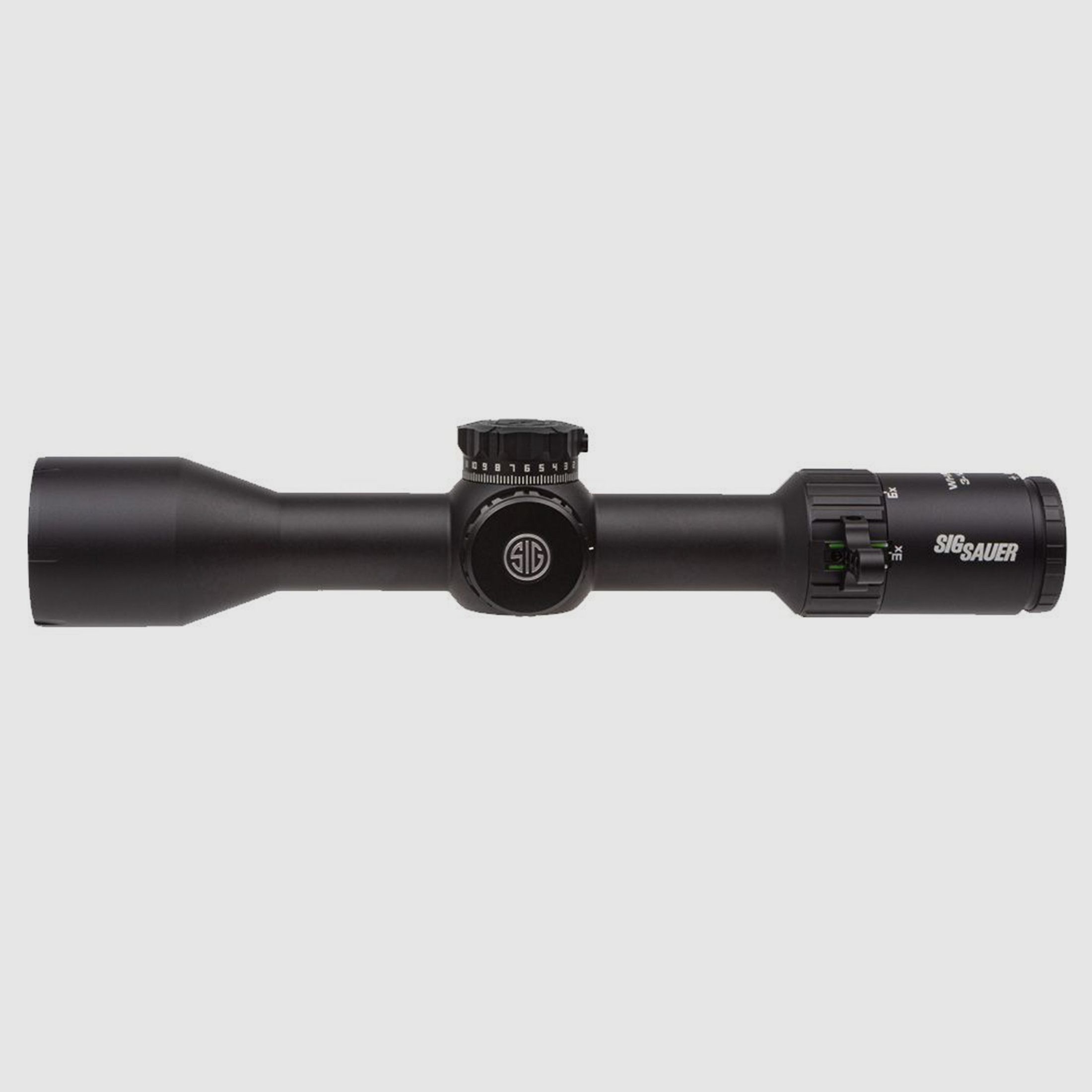 SIG SAUER WHISKEY6 Mira telescópica Multi-Lock Zero Stop | 3-18x44 | Quadplex SFP