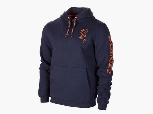 Browning sweatshirt with hood - blue