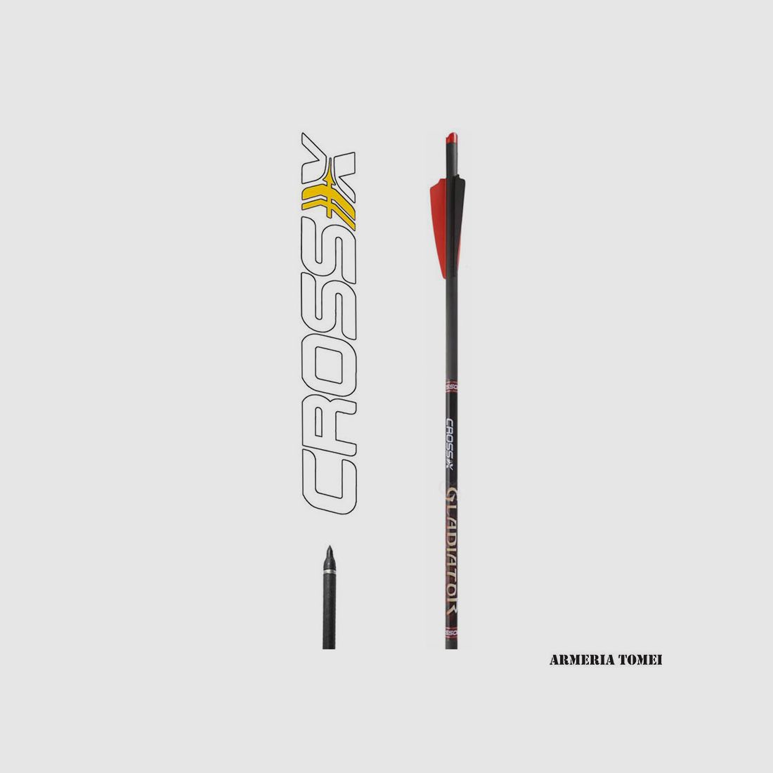 CROSS-X – DARDO CROSSBOW GLADIATOR 20″ 3″ SH VANES (6 stuks)
