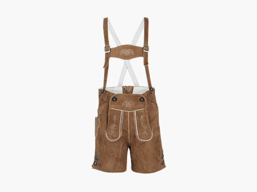 Children's Leather Shorts Goat in Beige