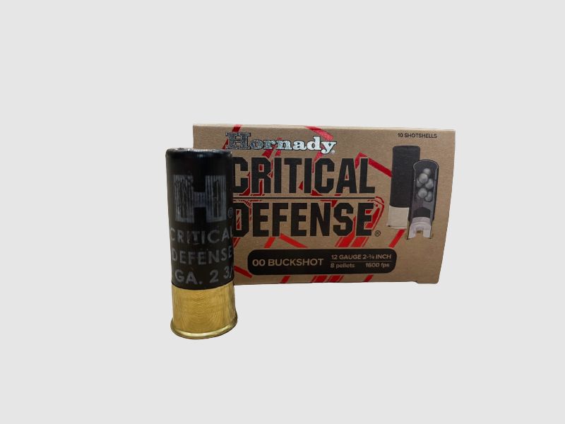 HORNADY CRITICAL DEFENSE - 12/70 - 00 BUCKSHOT - 10 PATRONEN