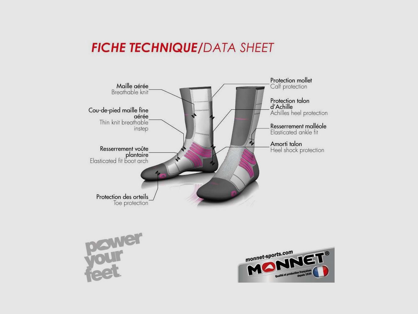 MONNET TREK AIR Socken grün, Bild 2 von 2