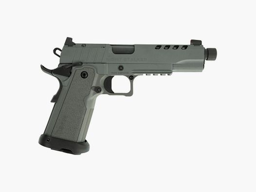 Tisas 2011 Night Stalker 9 Double Stack Pistole Kal. 9mm Para, schwarz, 17 Schuss, 5,5" Lauf, Optic Ready, Tritium Korn