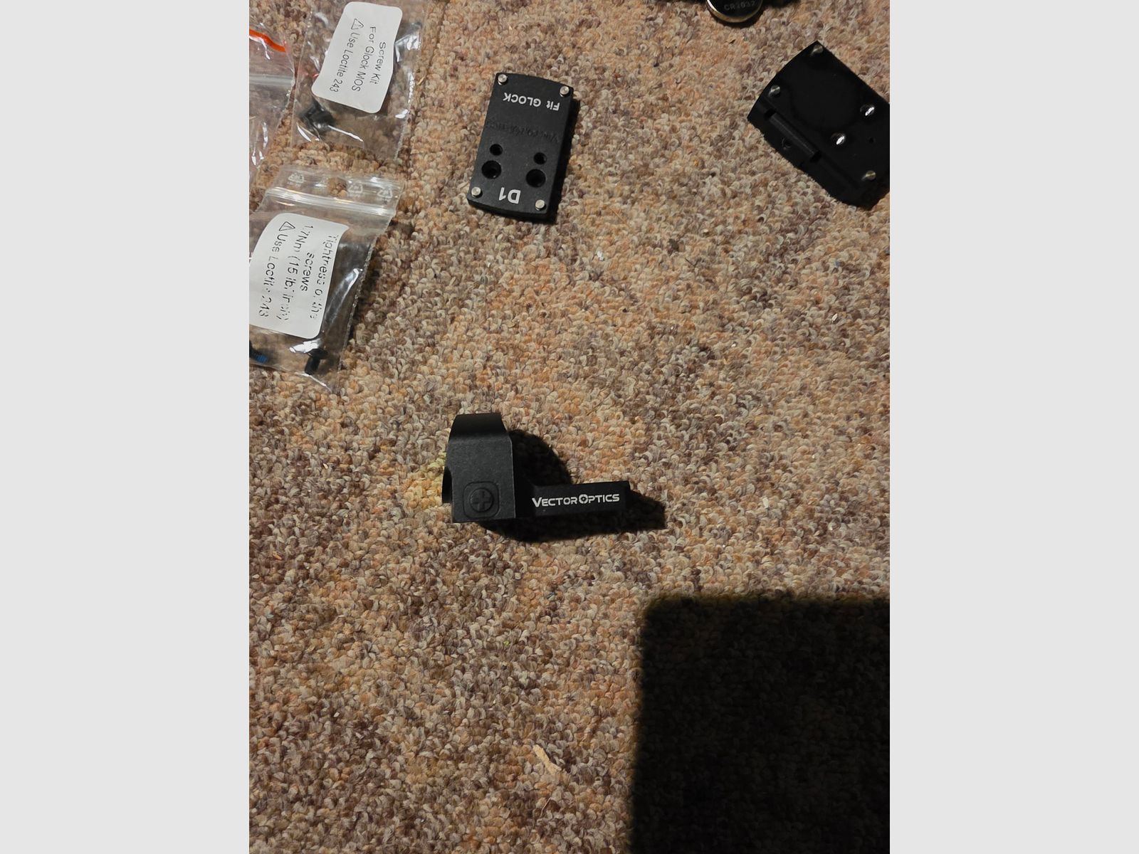 VECTOR OPTICS Red Dot Sight Set 3 MOA for Glock Pistol Red Dot Sight Reflex Sight 1x20x28 Red Dot Frenzy X