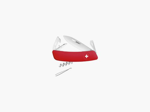 COLTELLO SWIZA 12 FUNZIONI ROSSO SWIZA ROSSO OPACO (ZD05ROM)
