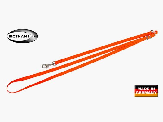 AKAH Biothane® Umhängeleine signalrot