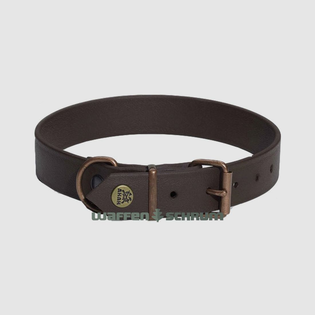 Collare AKAH Biothane Marrone