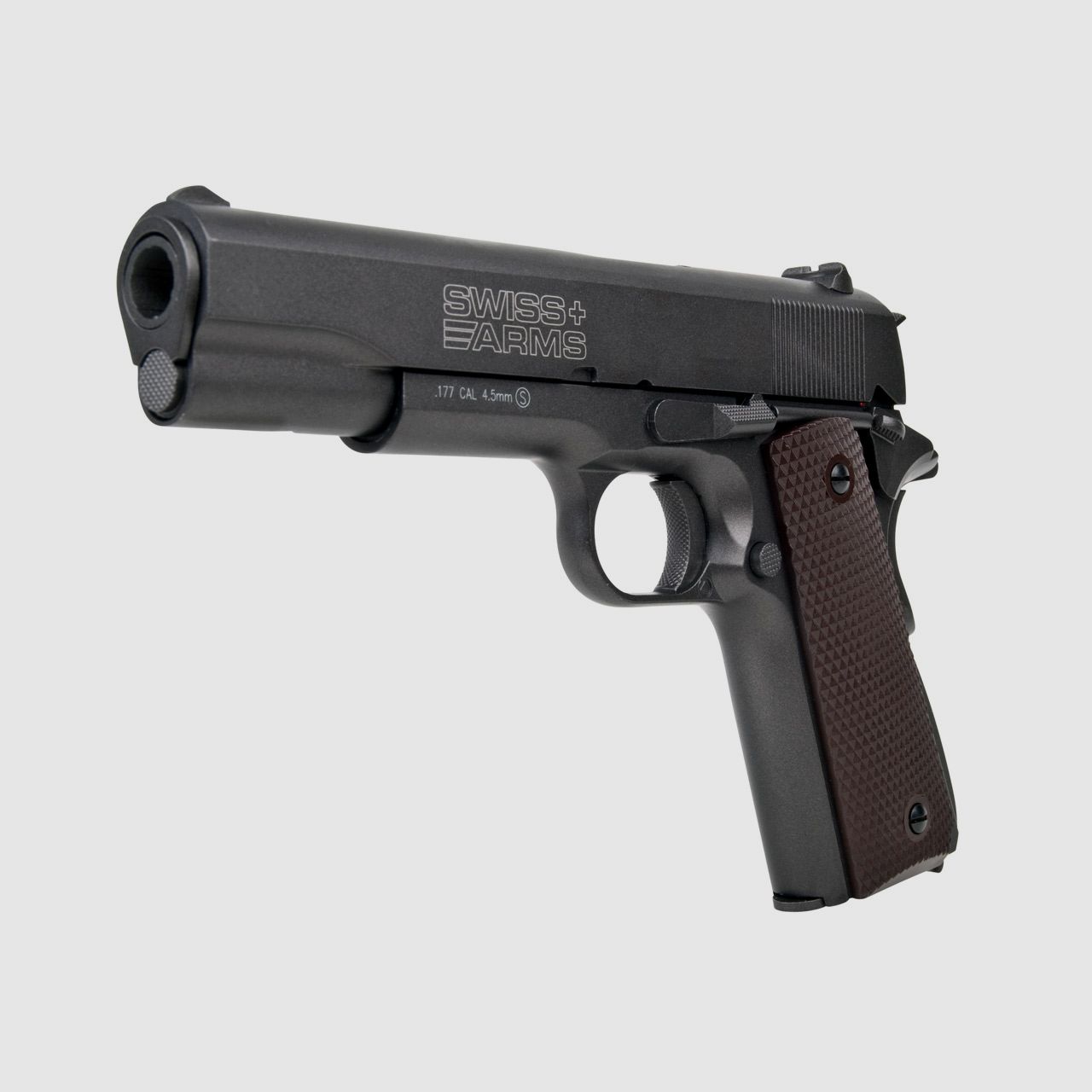 CO2 Pistole Swiss Arms P1911 Blow Back Vollmetall Kaliber 4,5 mm BB (P18)