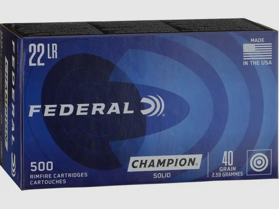 Federal Target 40grs blei RN à50 .22lr